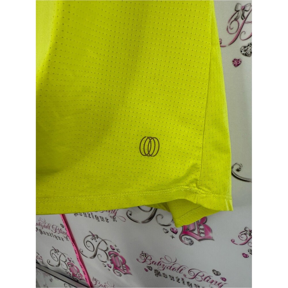 Balance tank top racer back bright lime green Neon Yellow Racerback Tank Top - Picture 4 of 9